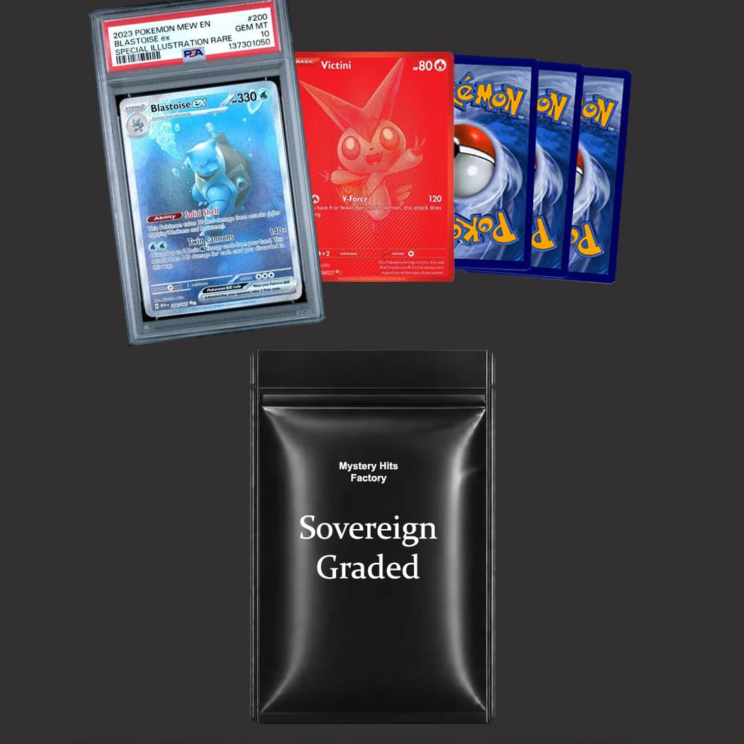 Sovereign Graded Pokémon mystery pack