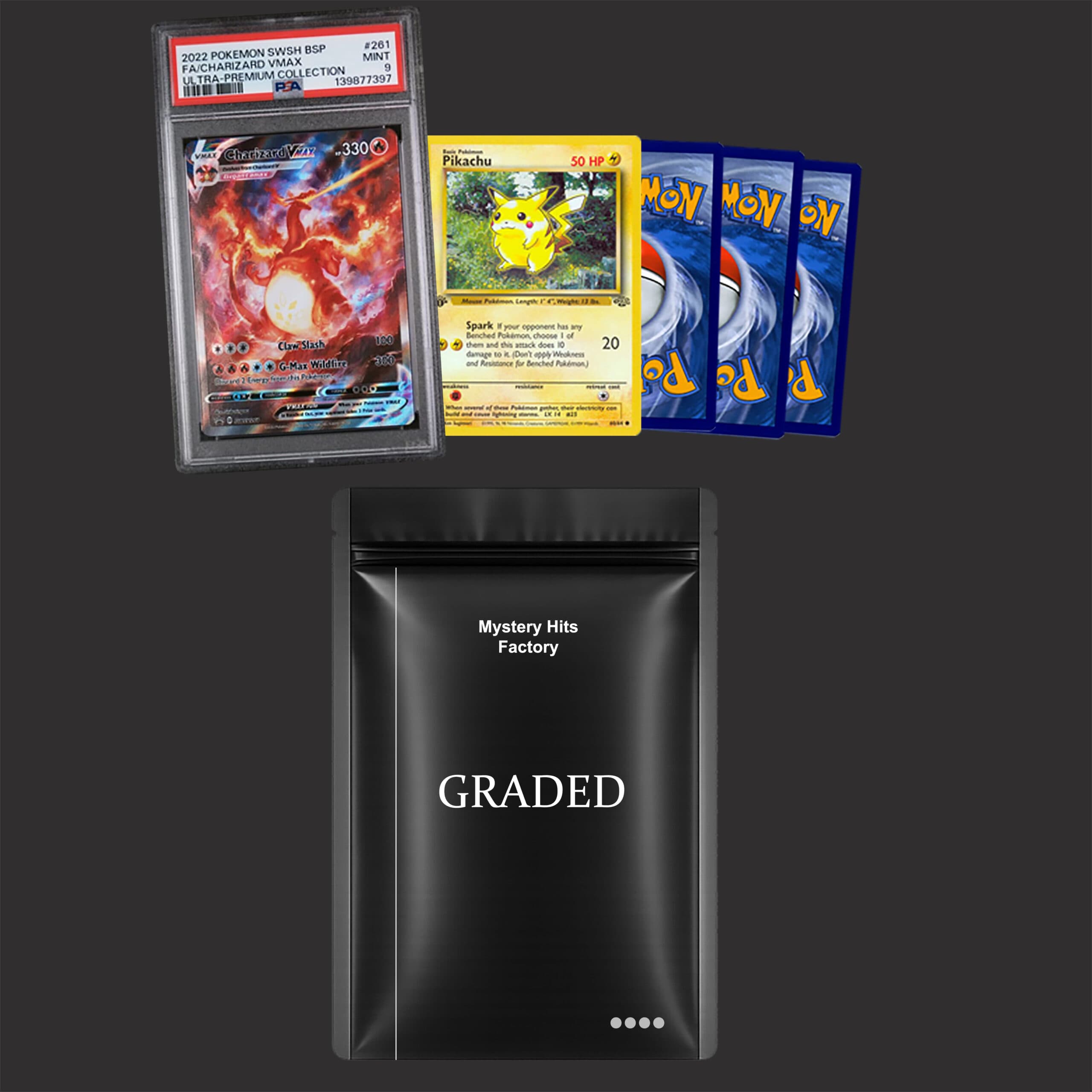 Graded Pokémon mystery pack